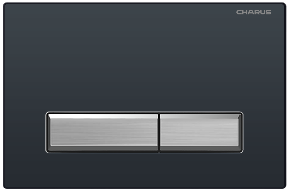 Кнопка смыва Charus Raiden FP.321.BBN.01 черный матовый/хром