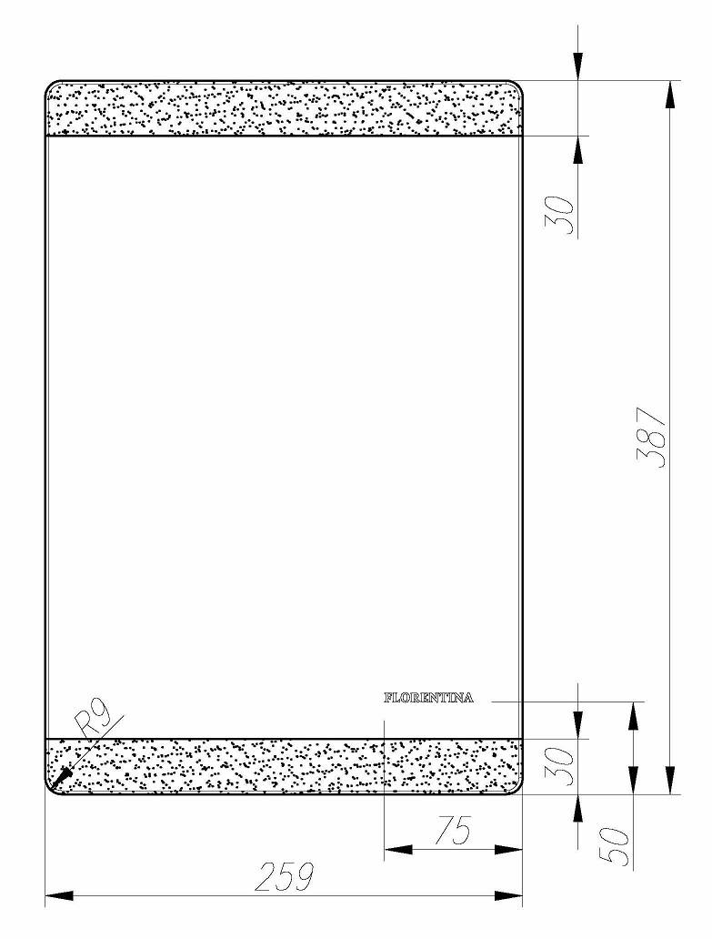 Кухонная мойка Florentina Россана 78 см шампань FS, 20.500.C0780.202