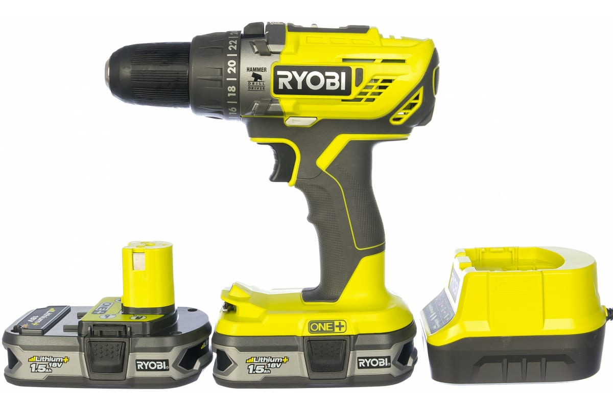 Ударная дрель-шуруповерт Ryobi ONE+ R18PD3-215S 5133003339