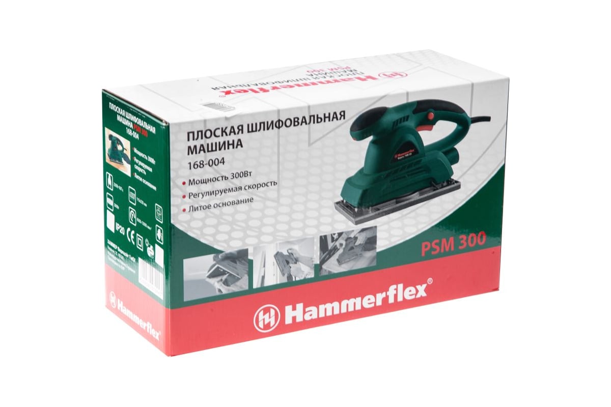 Плоская шлифовальная машинка Hammer Flex PSM300 20209