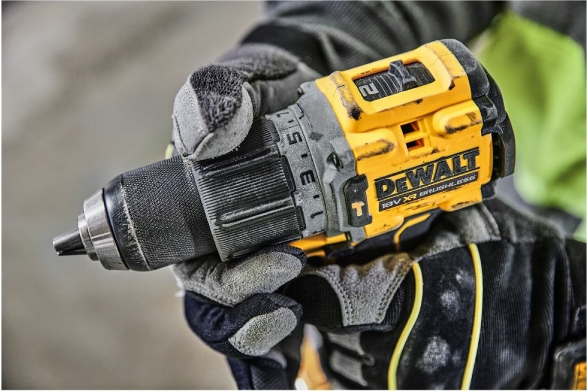 Ударная дрель-шуруповерт DeWalt Powerstack DCD805E1T-QW