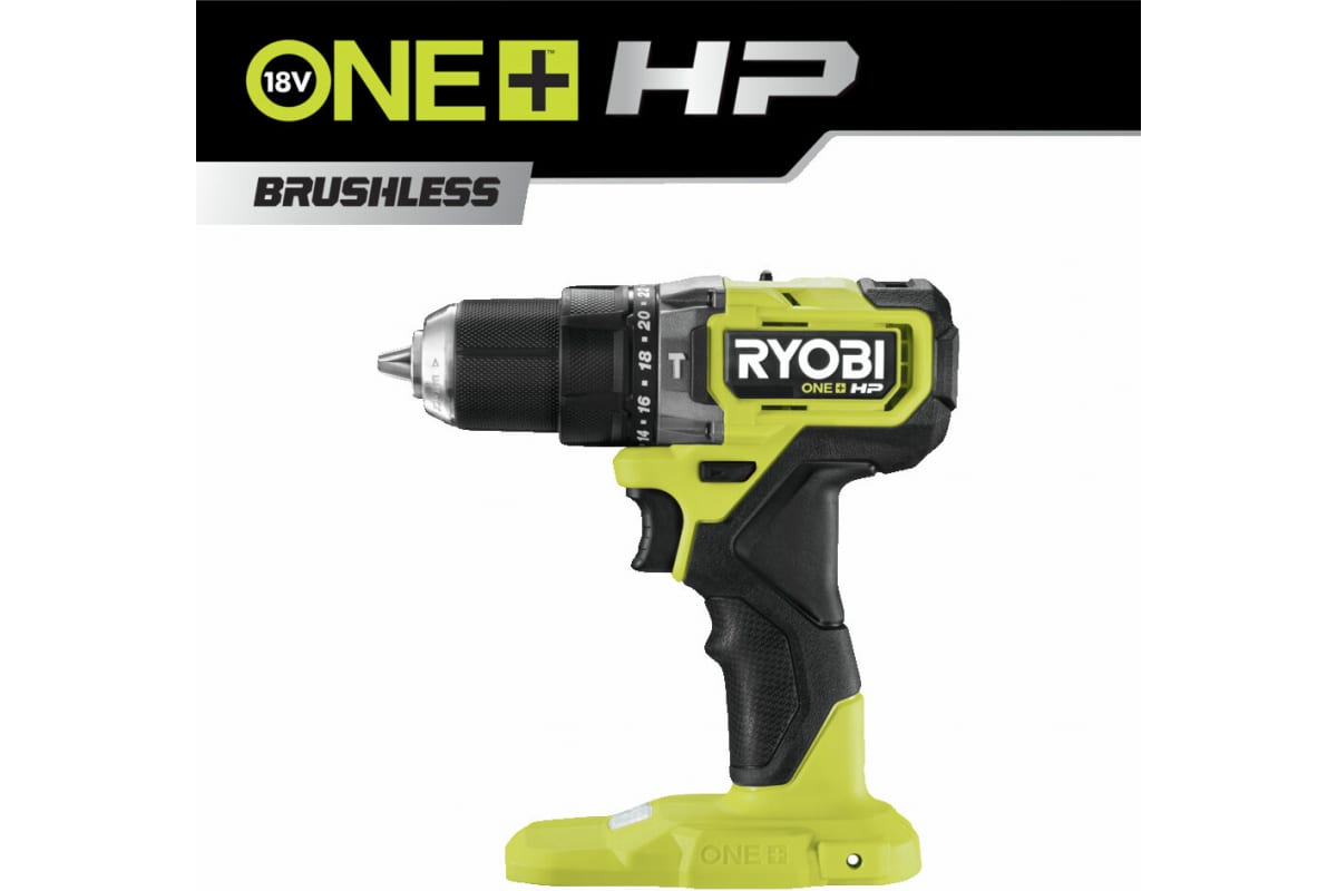 Бесщеточная ударная дрель-шуруповерт Ryobi ONE+ HP RPD18C-0 5133004981