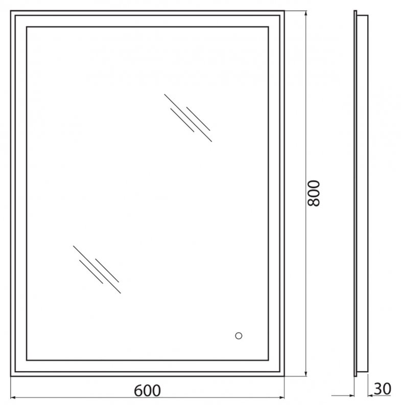 Мебель для ванной BelBagno Kraft 60 см со столешницей Cemento Grigio