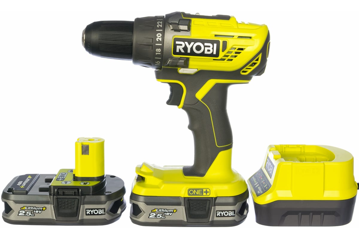 Компактная дрель-шуруповерт Ryobi ONE+ R18DD3-225S 5133003349