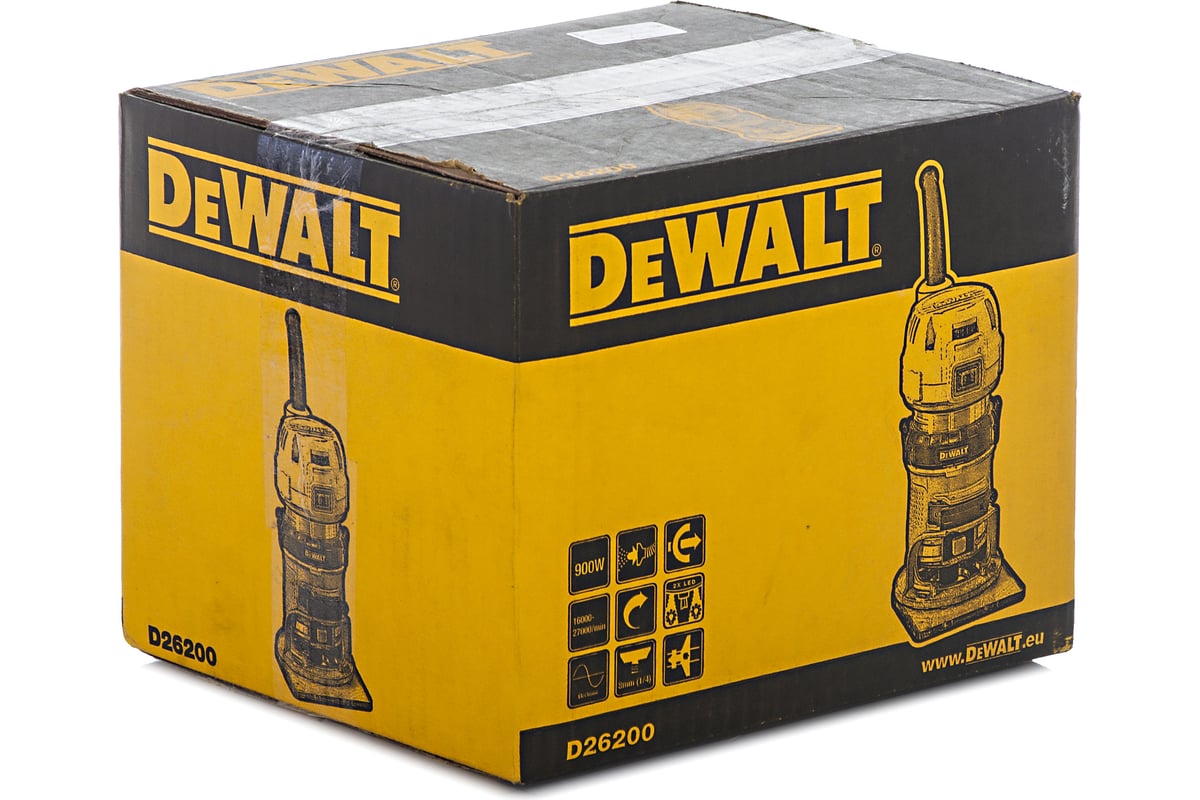 Кромочный фрезер DeWalt D26200-QS