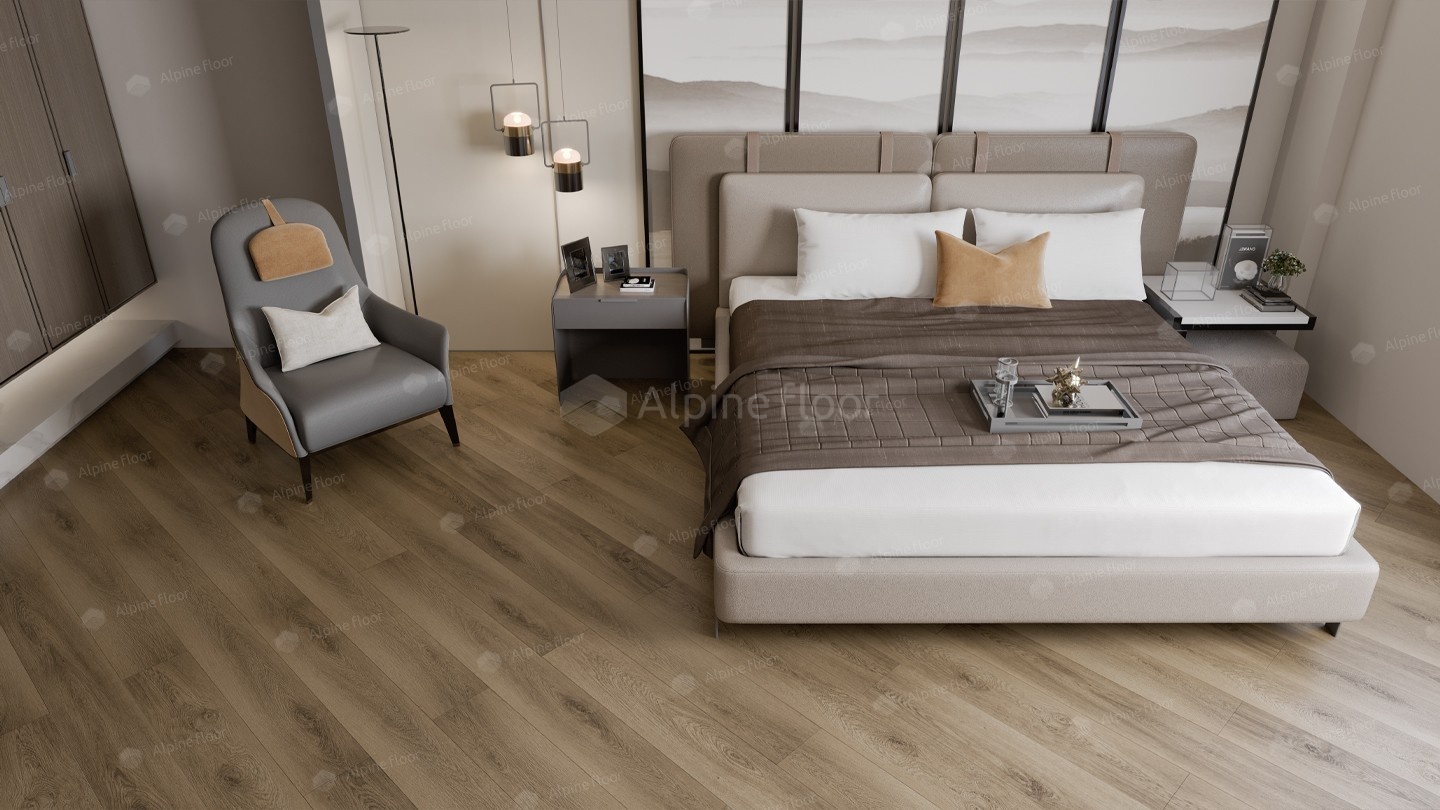 SPC ламинат Alpine Floor Grand Sequoia Light Вайпуа 1220x183x3.5 мм, ECO 11-1901-R