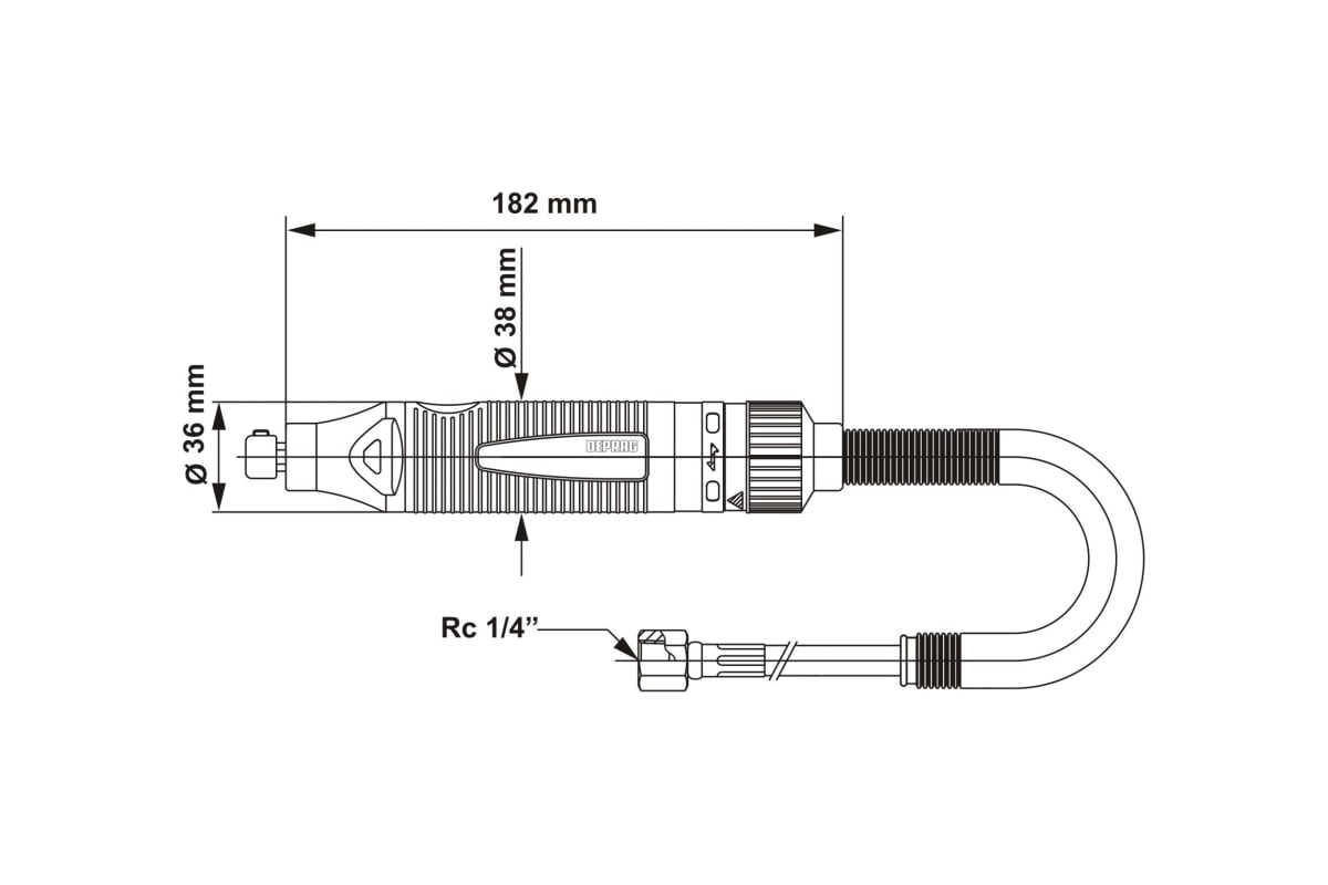 Пневматический напильник DEPRAG FS905-630BY 6061238A