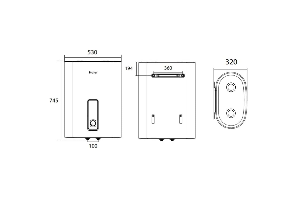 Водонагреватель Haier ES50V-F7 GA0GHQE00RU