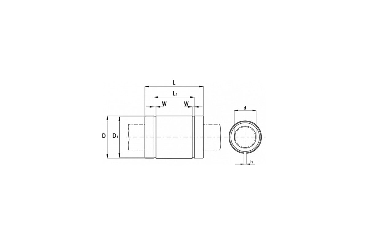 Линейный подшипник TECHNIX LME25UUAJTEСHNIX