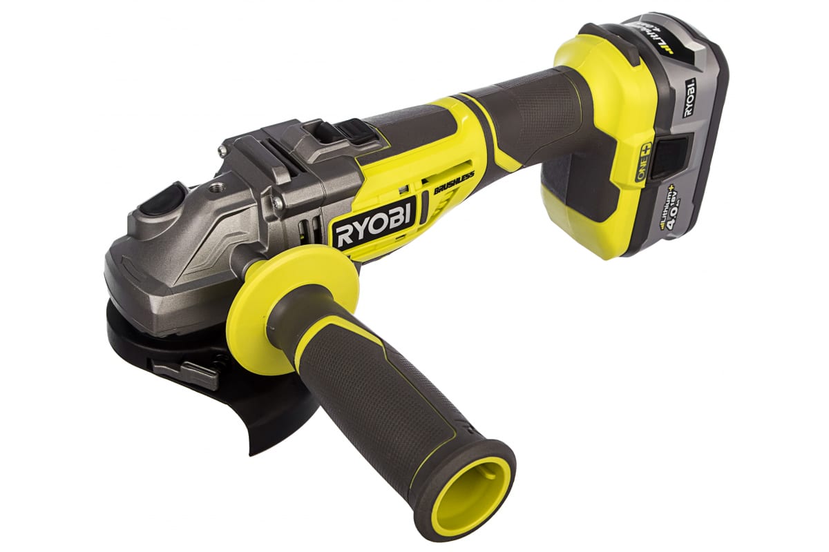 Бесщеточная углошлифмашина Ryobi ONE+ R18AG7-140S 5133004231