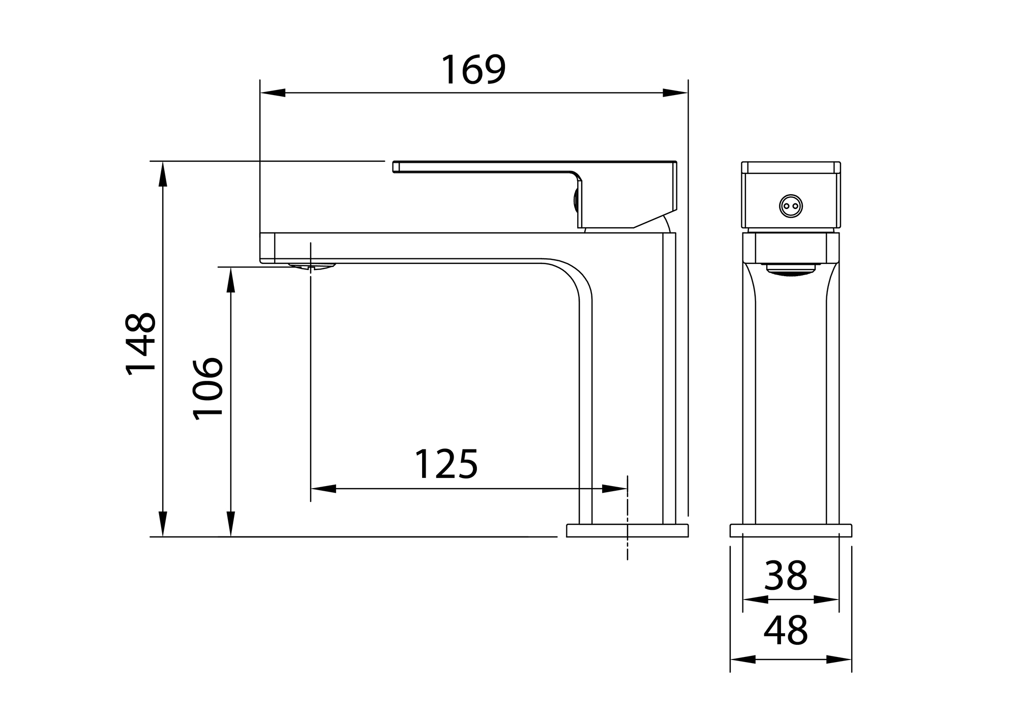 Смеситель для раковины Grossman Style 510.K35.05.100 хром