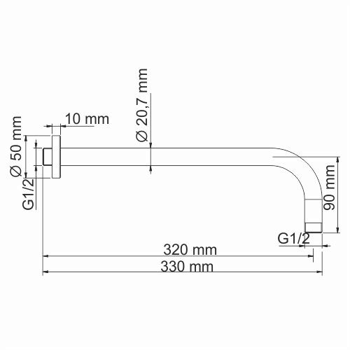 Душевой набор WasserKRAFT Tauber A6451.297.298.097.121.275.100.276 никель