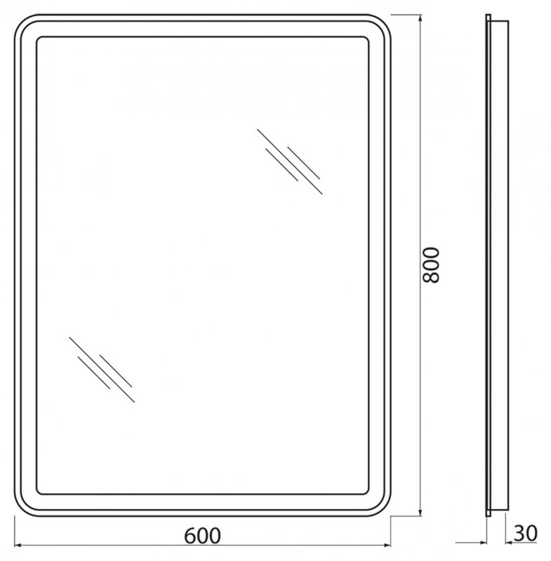 Мебель для ванной BelBagno Kraft 39-600 60 см Bianco Opaco