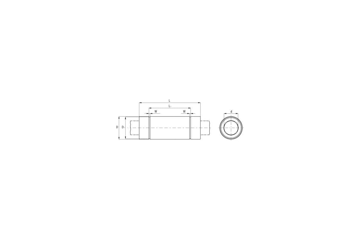 Линейный подшипник TECHNIX LM30-L-UU LM30LUUTECHNIX