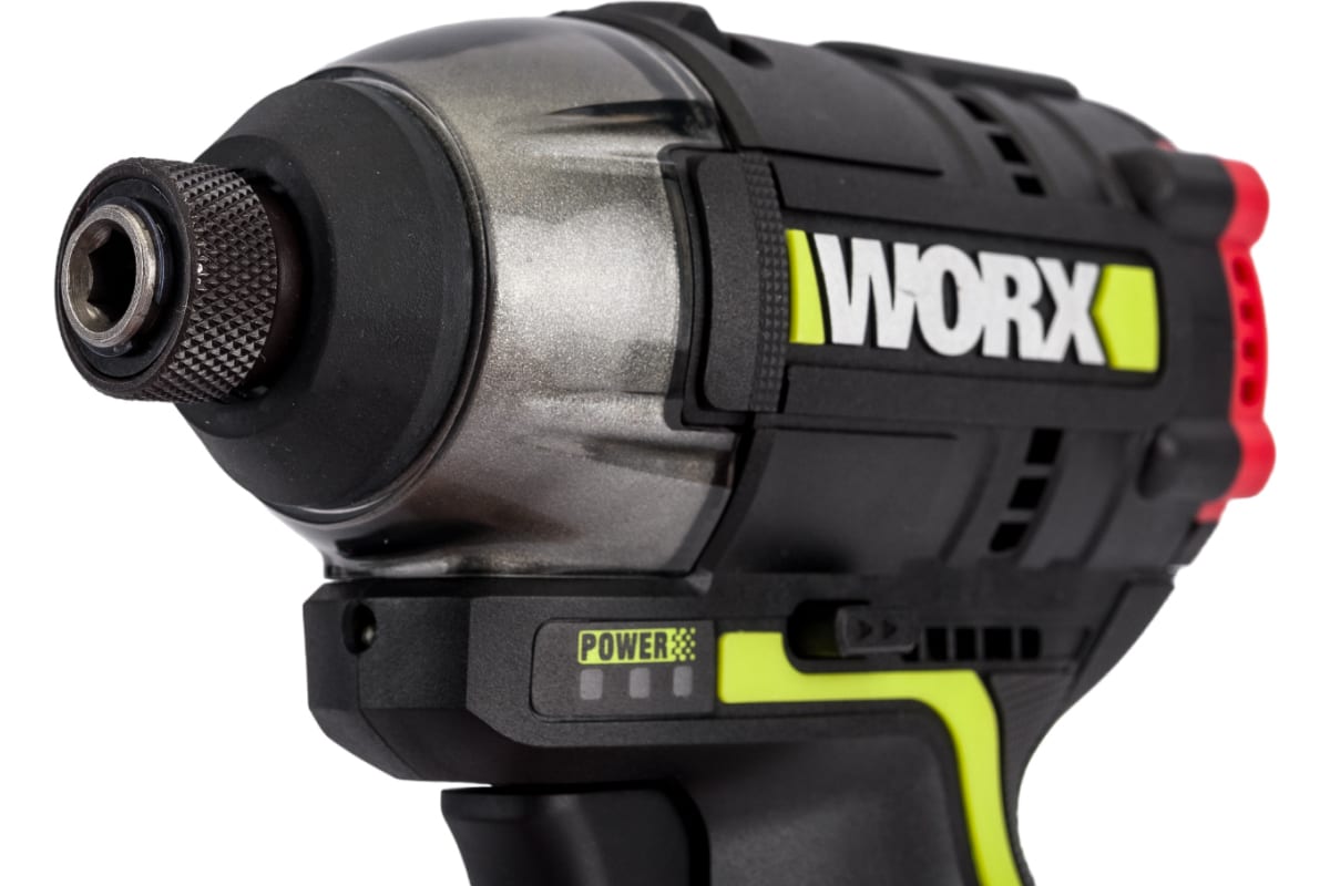 Аккумуляторный ударный бесщеточный винтоверт WORX Professional 12В, 140Нм, 2x2Ач WU132