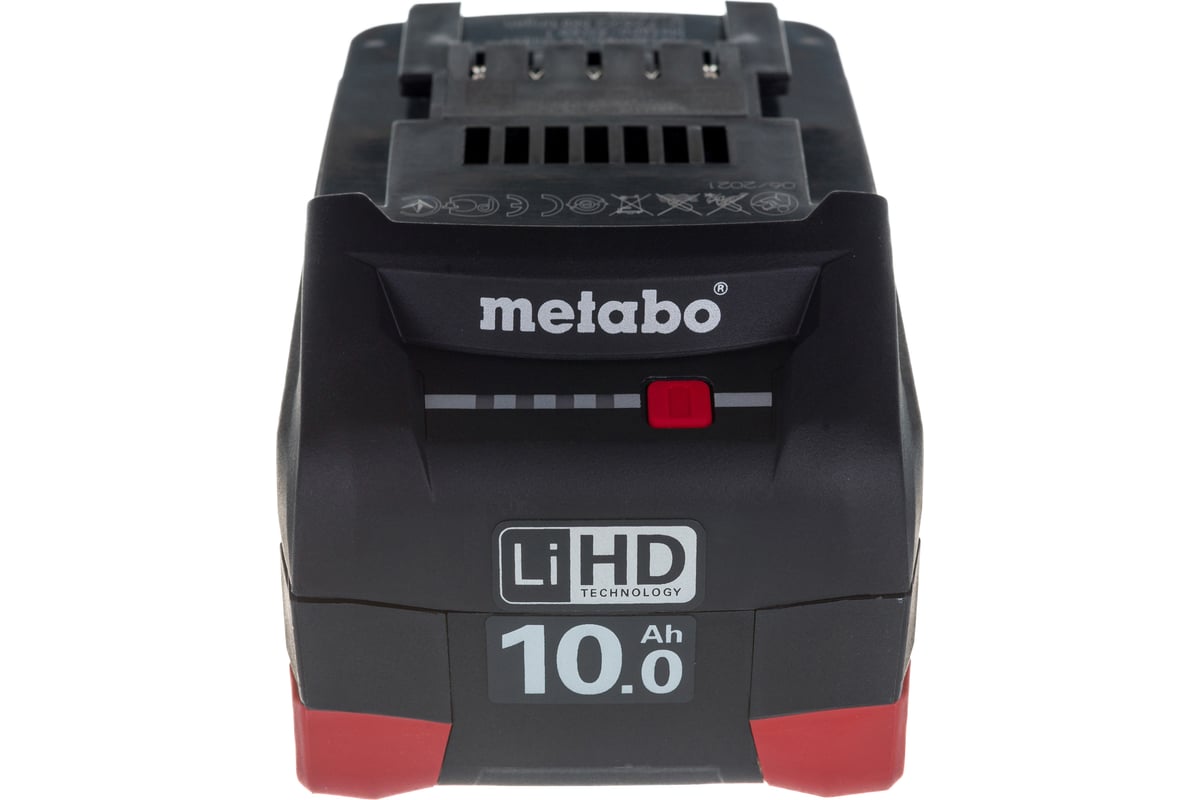 Аккумулятор LiHD (18В; 10 Ач) Metabo 625549000