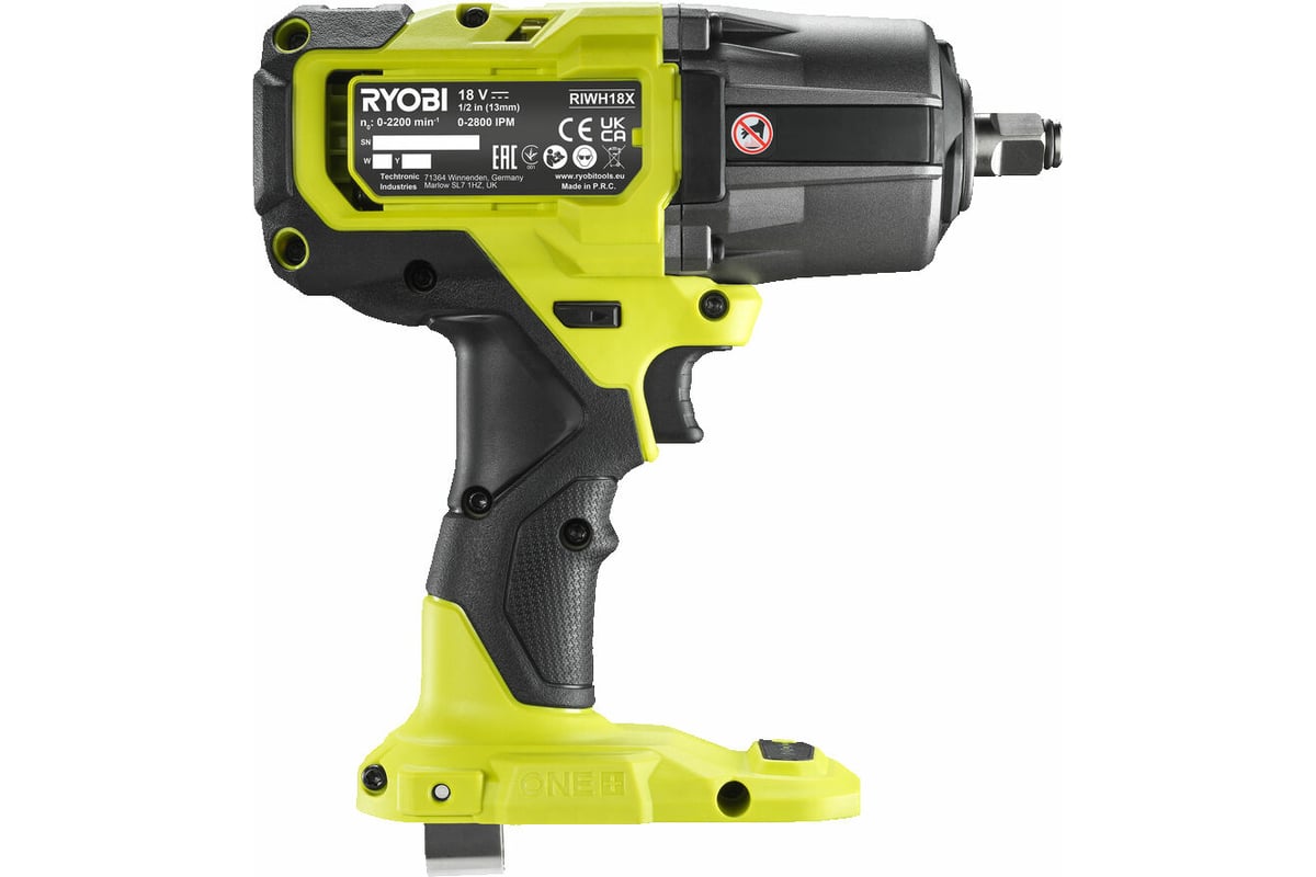 Бесщеточный ударный гайковерт Ryobi ONE+ HP RIWH18X-0 5133005392