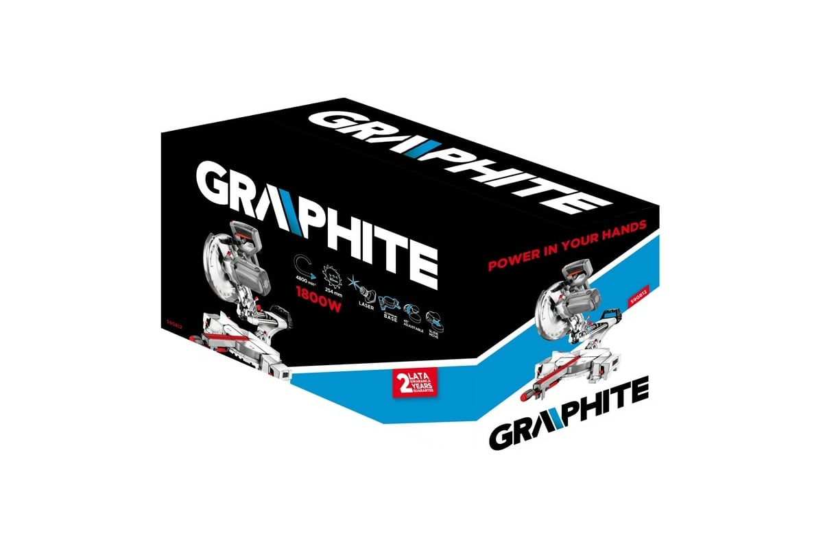 Tорцово-усовочная пила Graphite 59G812