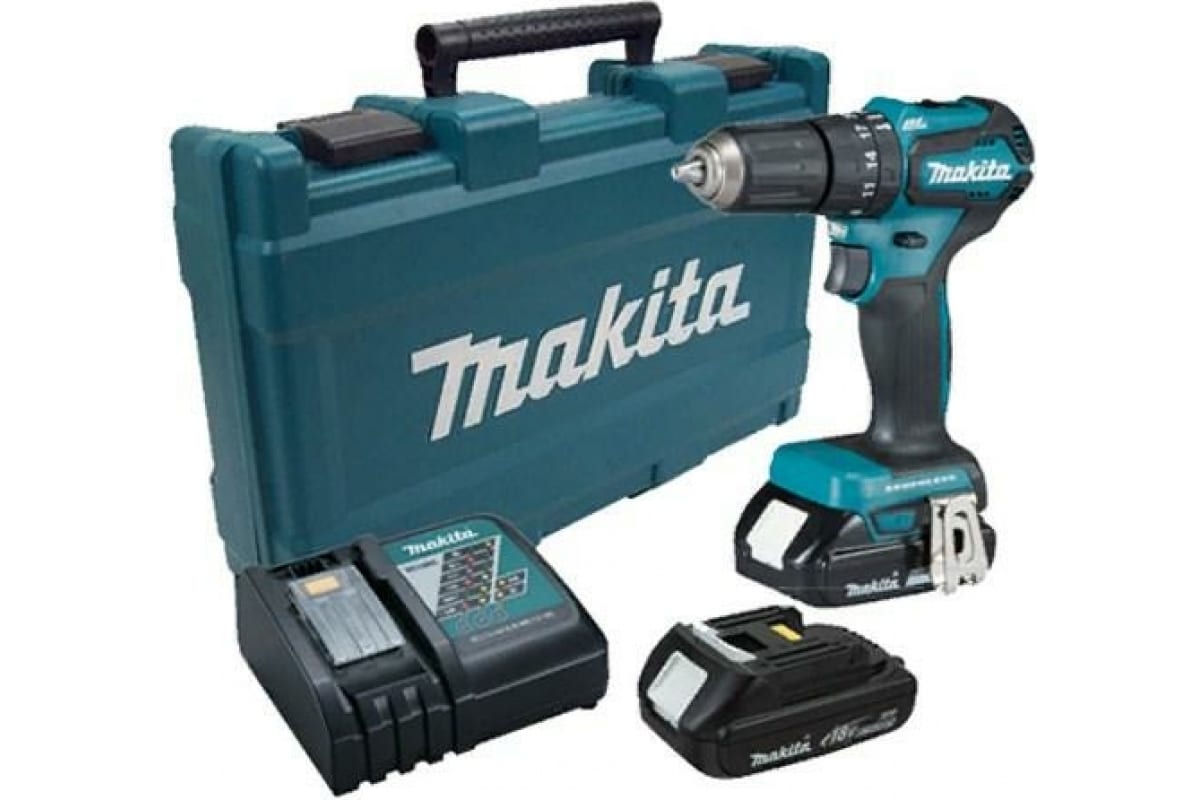 Аккумуляторная дрель-шуруповерт Makita DHP483SYE