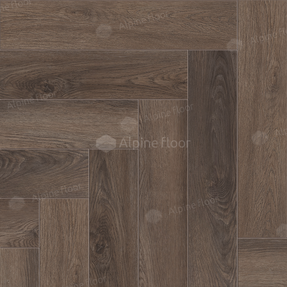 SPC ламинат Alpine Floor Parquet LVT Фафнир 590x118x2,5 мм, ECO 16-16