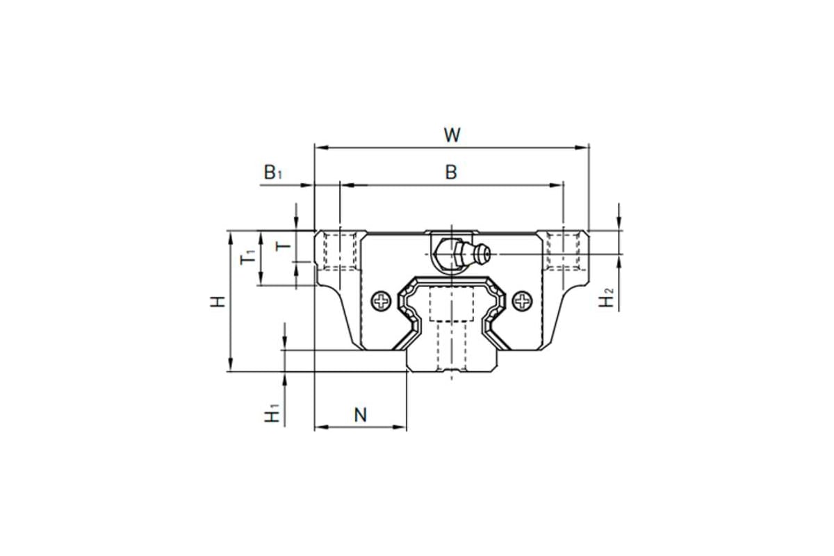 Каретка ISKRA HGW15CCZAH