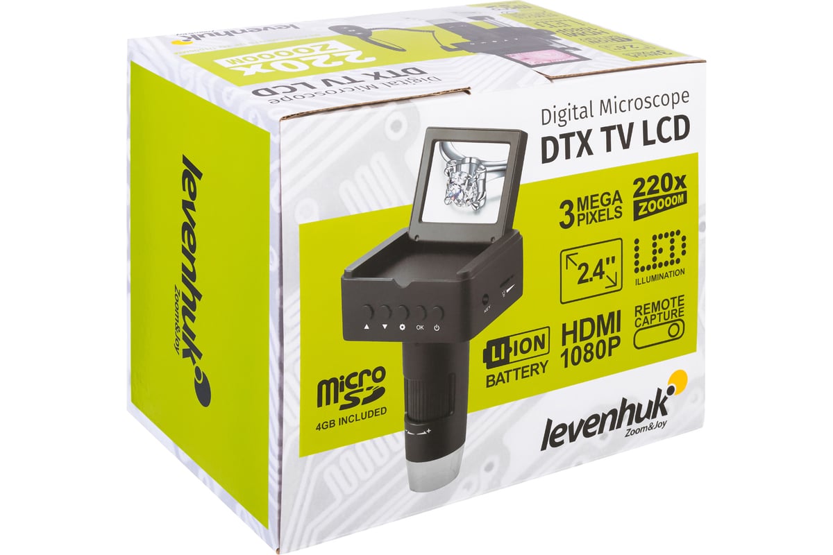 Цифровой микроскоп Levenhuk DTX TV LCD 72474