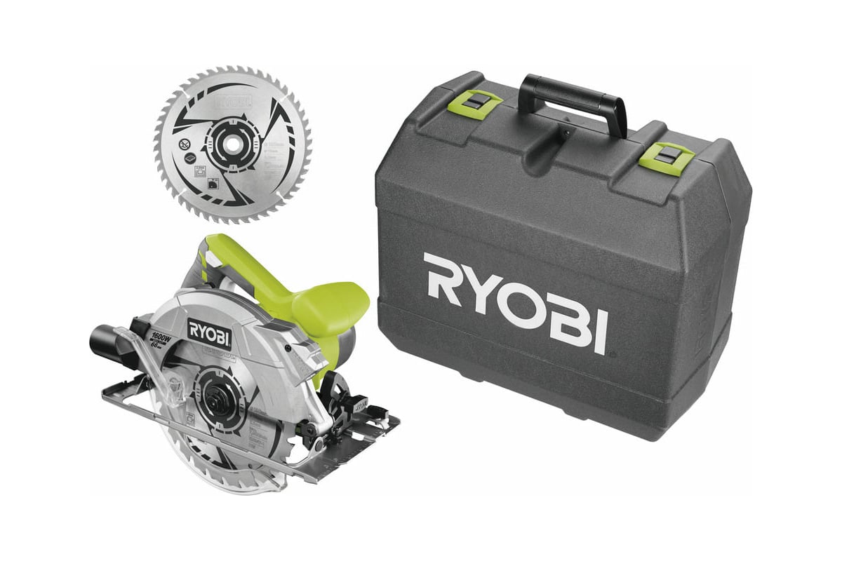 Дисковая пила с лазером Ryobi RCS1600-K2B 5133002927