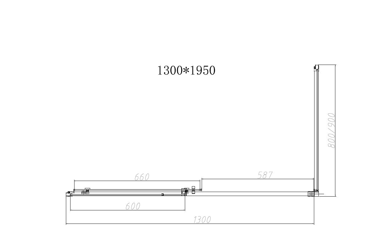 Душевой уголок Vincea Slim-N VSR-4SN9013CGB 130x90 черный, стекло тонированное