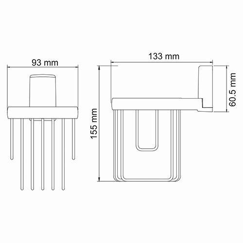 Держатель освежителя воздуха WasserKRAFT Leine K-5045