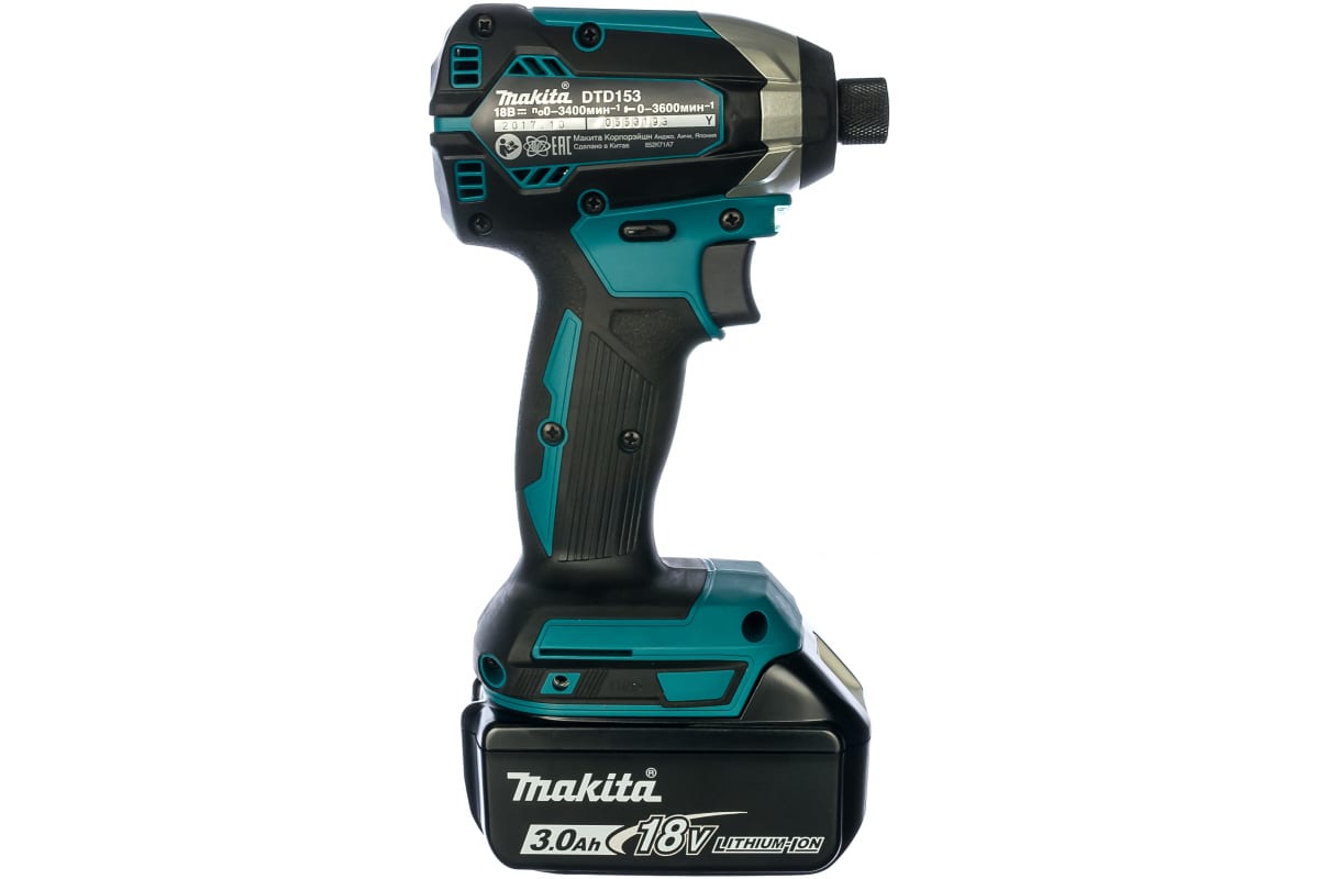 Аккумуляторный ударный шуруповёрт Makita DTD153RFE