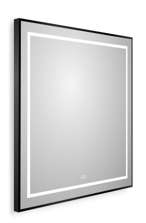 Зеркало BelBagno SPC-KRAFT-700-800-LED-TCH-WARM-NERO 70x80 см антипар, черный