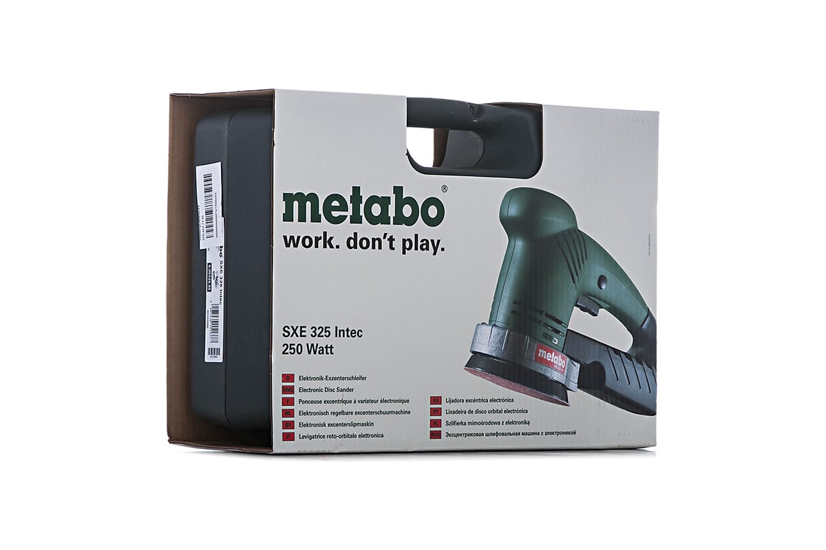 Эксцентриковая шлифмашина Metabo SXE 325 Intec 600325500