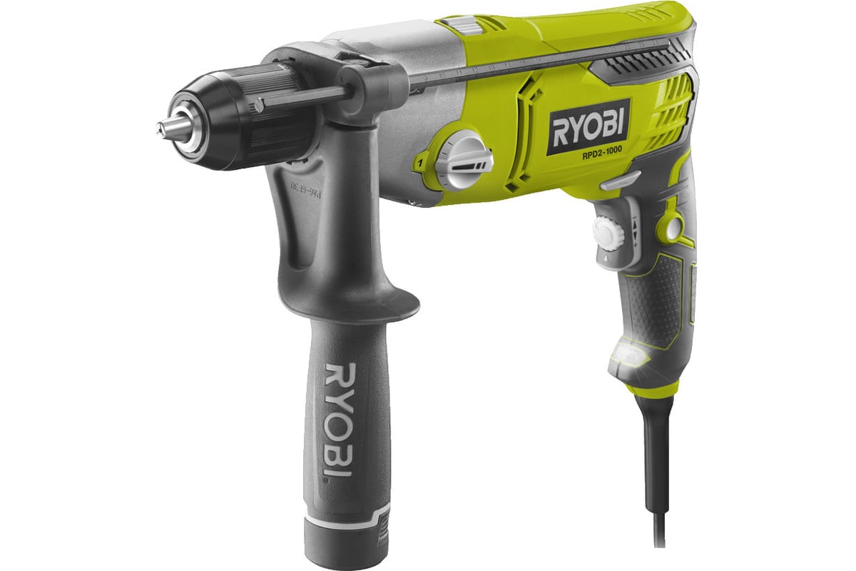 Ударная двухскоростная дрель Ryobi RPD2-1000K 5133002275