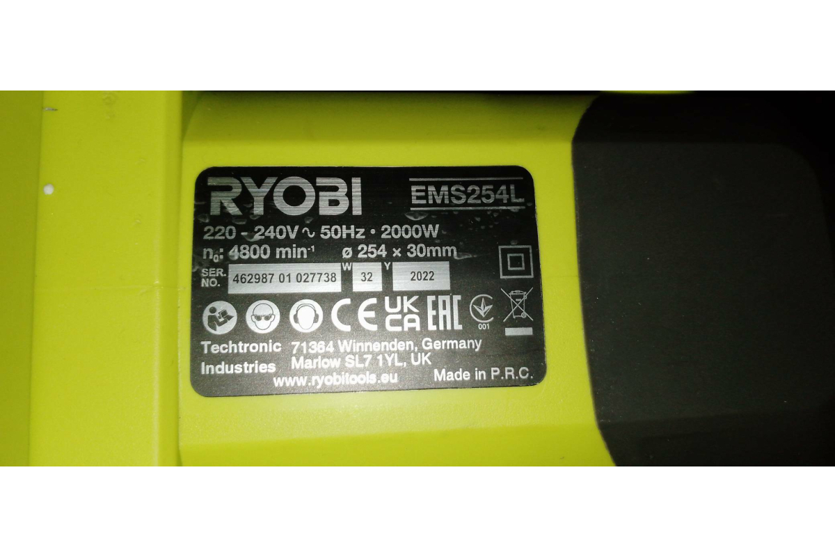 Торцовочная пила Ryobi EMS254L 5133001202