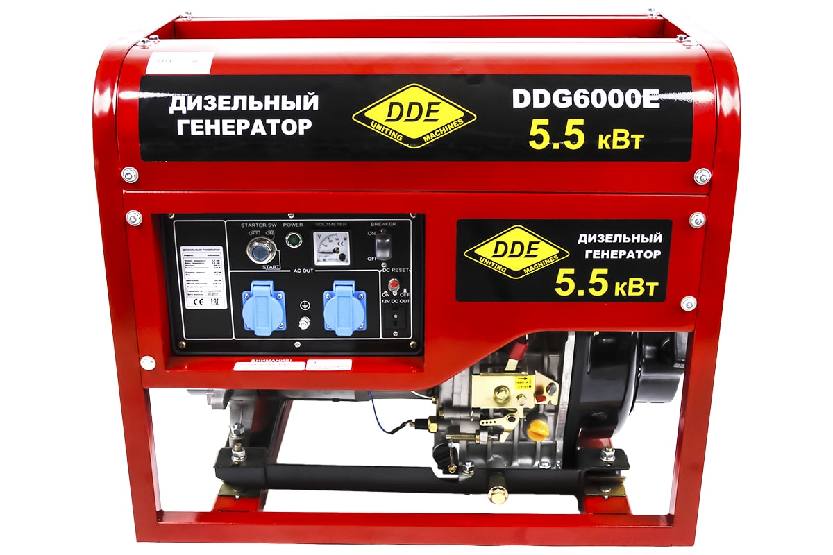 Дизельный генератор DDE DDG6000E