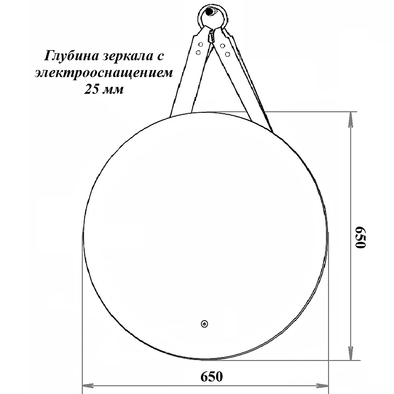 Мебель для ванной Руно Модена 65 см железный камень