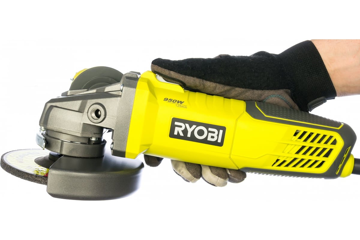 Угловая шлифмашина Ryobi RAG950-125S 5133002495