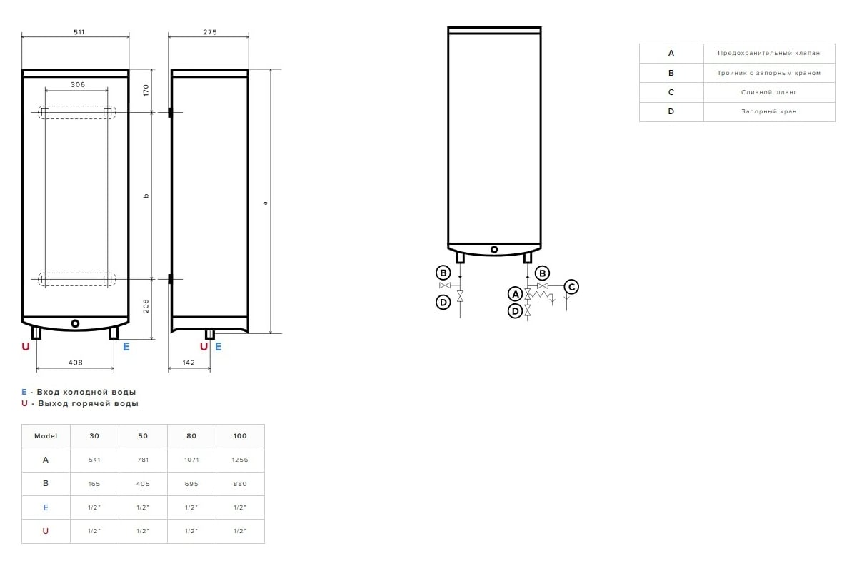 Водонагреватель Ariston VELIS TECH INOX R ABS 303700689