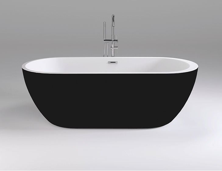 Акриловая ванна Black&White Swan SB105 Black 170x80 черный