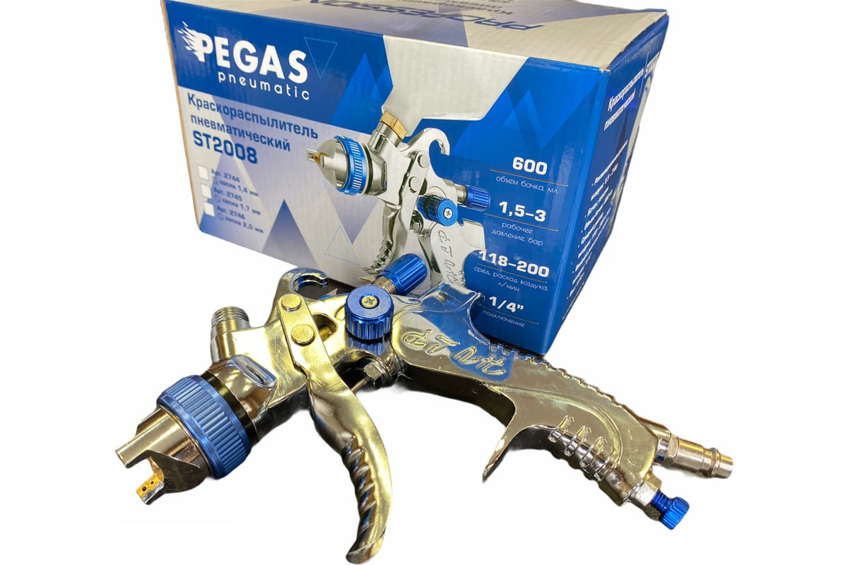 Краскопульт Pegas Pneumatic ST2008 2745