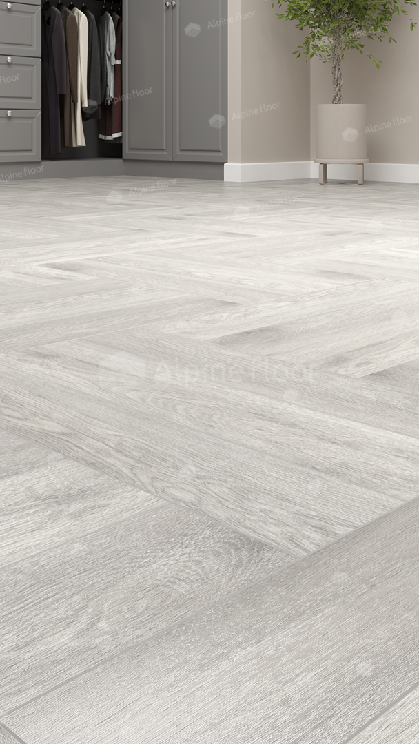 SPC ламинат Alpine Floor Parquet LVT Дуб Полис 590x118x2,5 мм, ECO 16-21