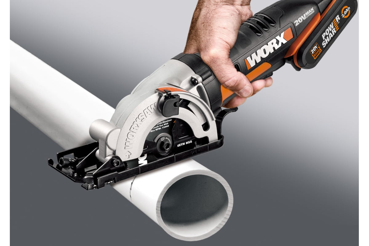 Дисковая аккумуляторная пила Worx SAW WX527