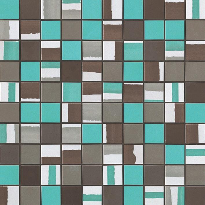 Мозаика Atlas Concorde Dwell Turquoise  Mosaico Mix 30,5x30,5 см, 9DMT