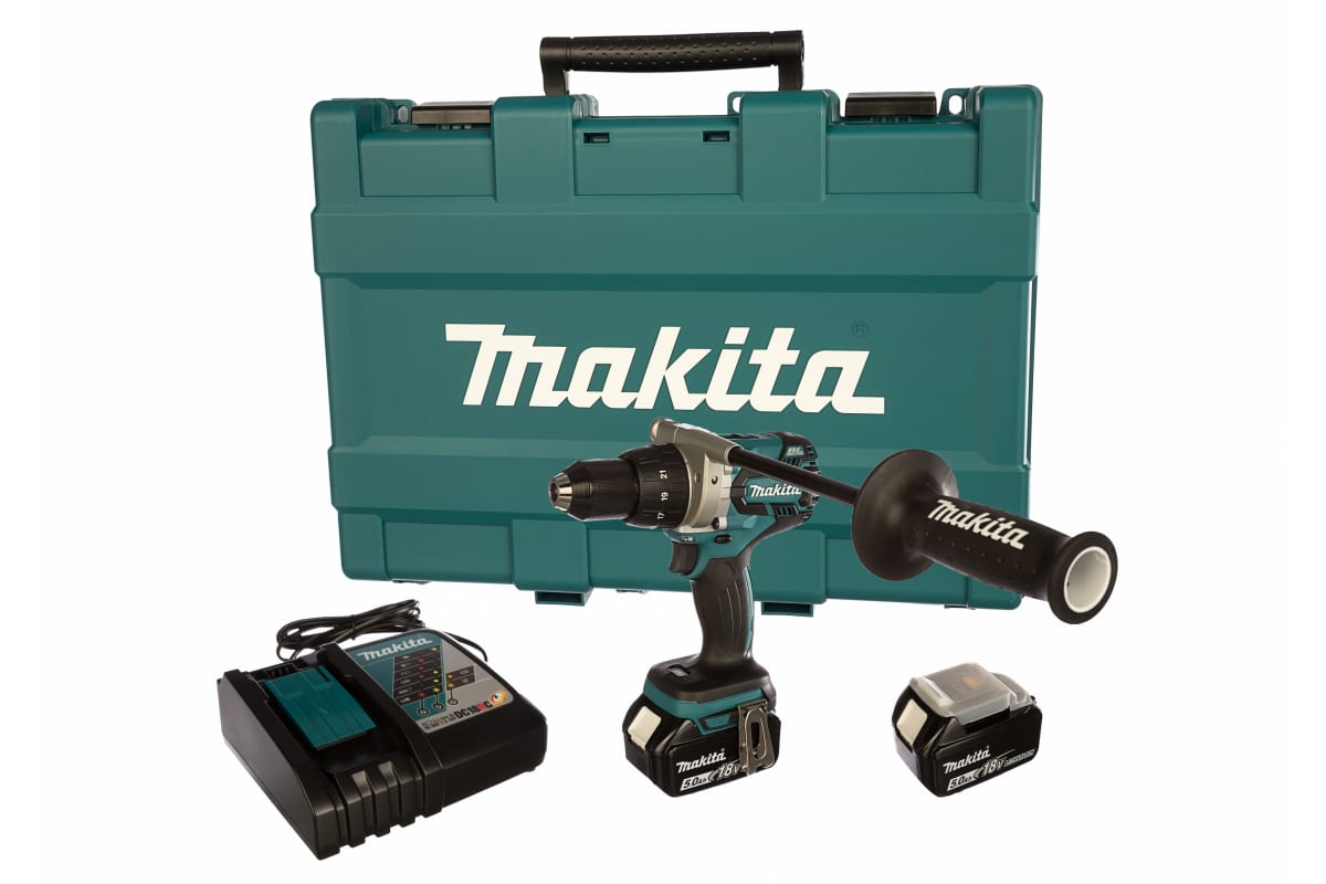 Аккумуляторная дрель-шуруповерт Makita DDF481RTE