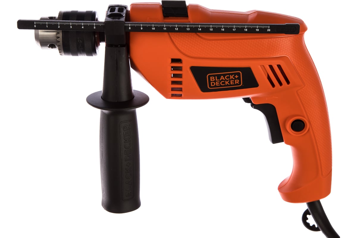 Электрическая ударная дрель Black&Decker HD555