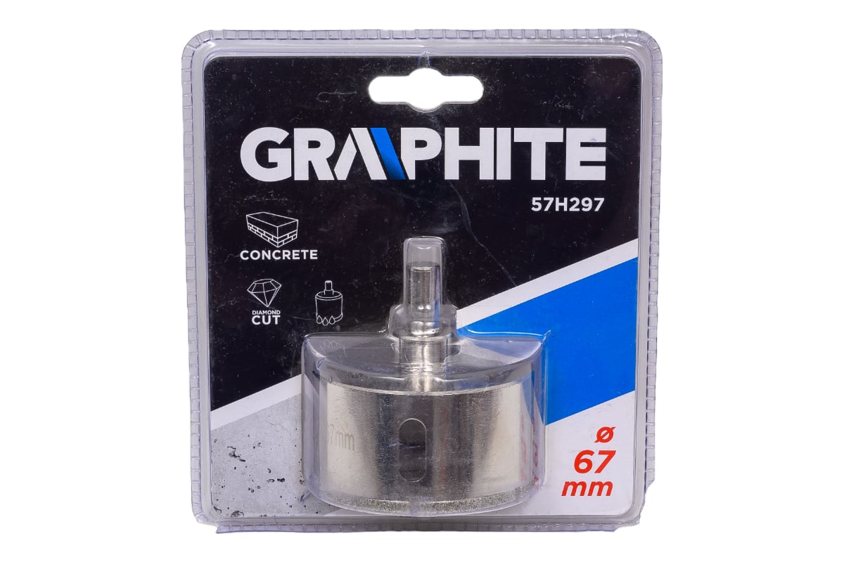 Сверло по керамической плитке 67 мм Graphite 57H297