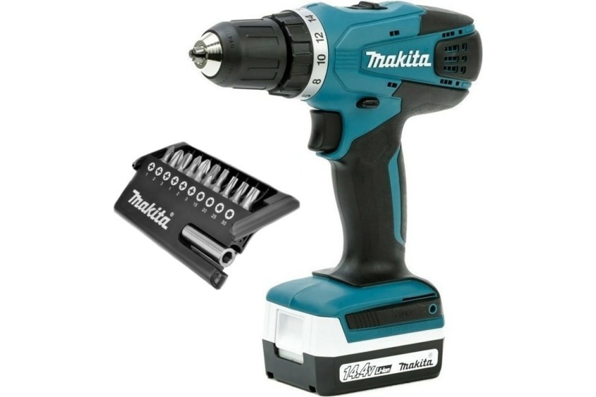 Аккумуляторная дрель-шуруповерт Makita DF347DWEX9