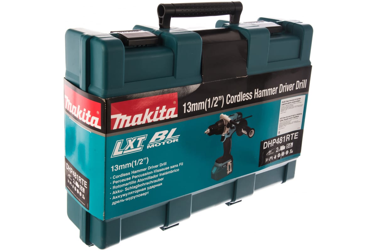 Аккумуляторная ударная дрель Makita DHP481RTE