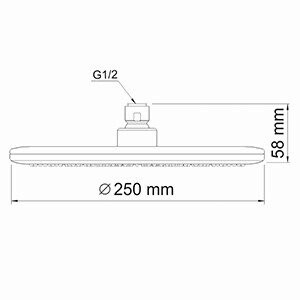 Душевой набор WasserKRAFT Berkel A174819 Thermo