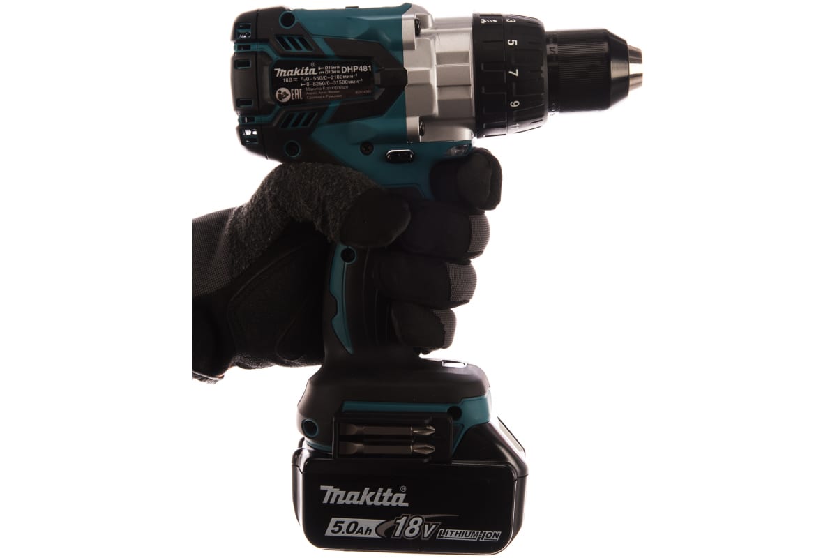 Аккумуляторная ударная дрель Makita DHP481RTE